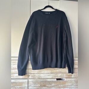 Nautica Men's Dark Navy Crewneck Sweater